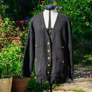 J Crew New 2024 Isabelle Lady Jacket, Black, fits oversized, worn once